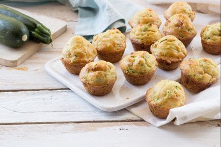Bocconcini de abobrinha e linguiça