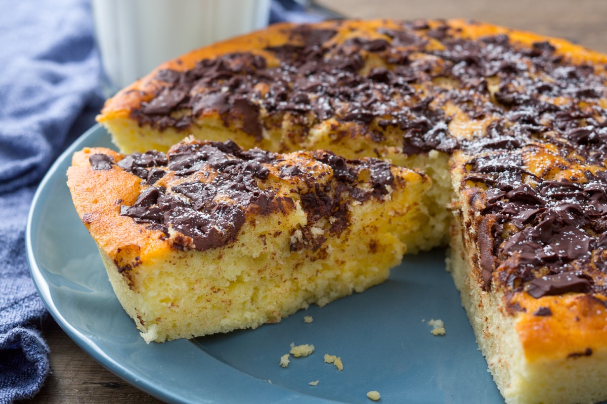Torta de ricota e chocolate