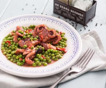 Polvinhos com ervilhas