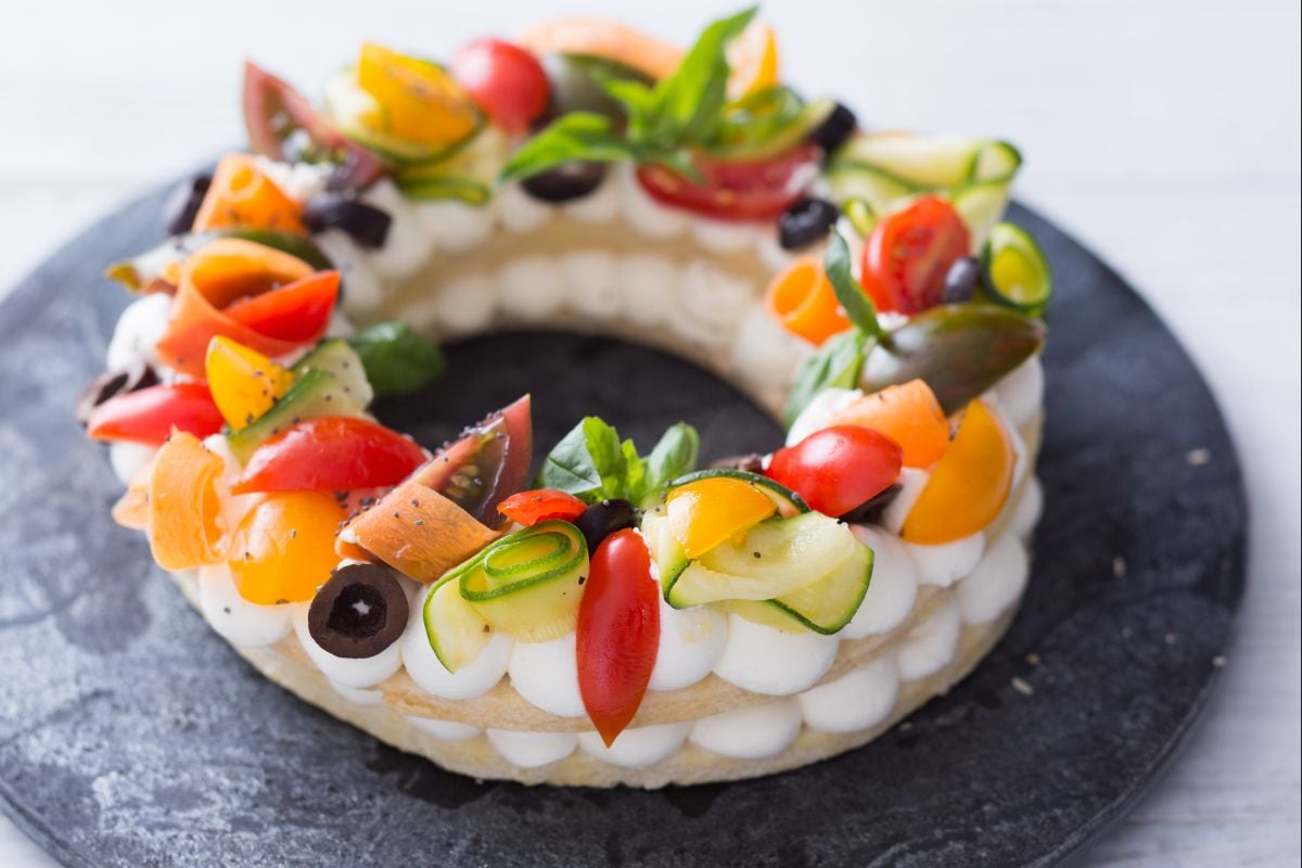 Cream tart salgada