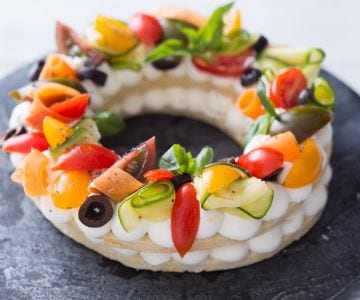 Cream tart salgada