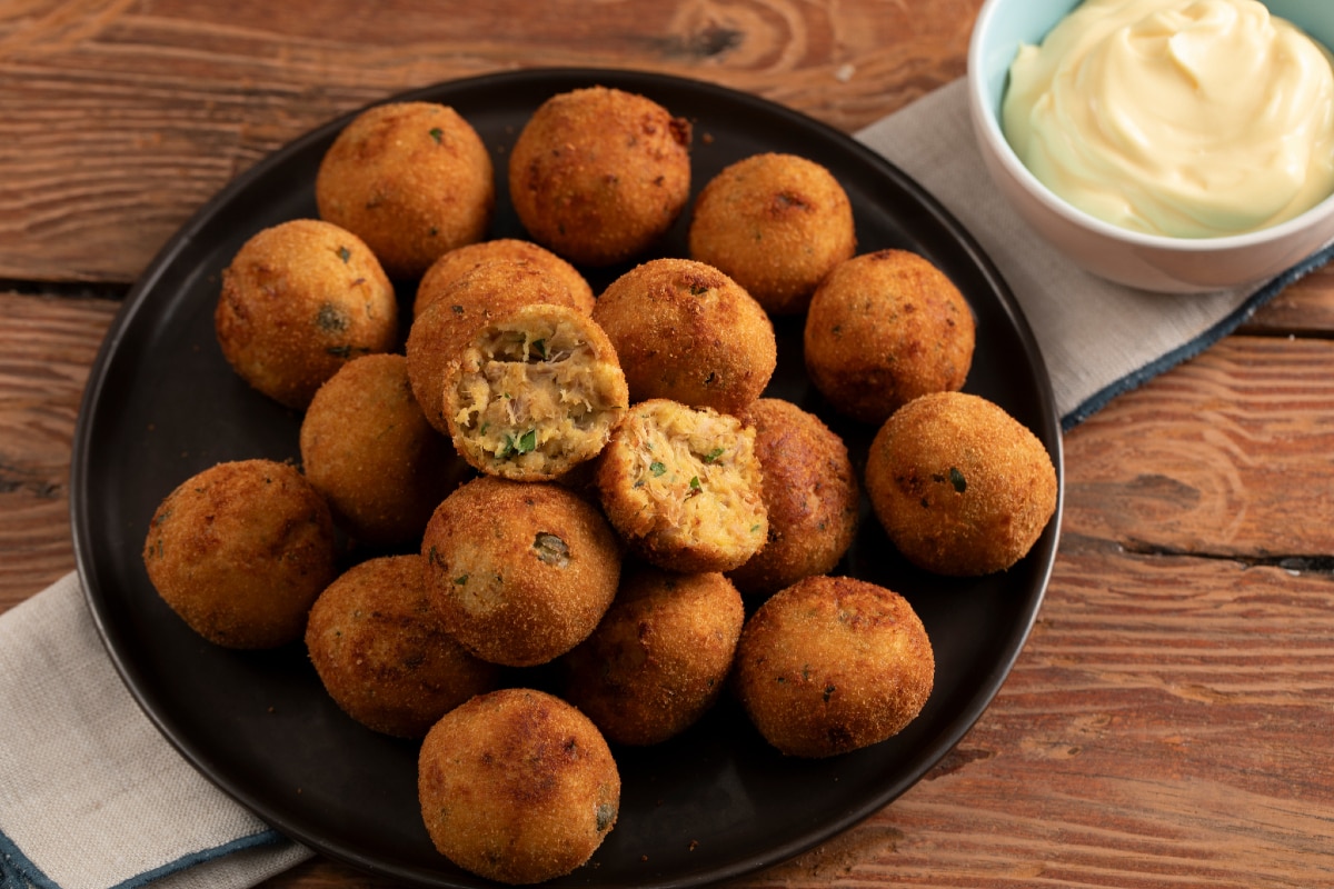 Bolinhos de atum e ricota