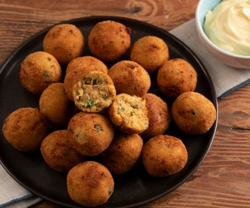 Bolinhos de atum e ricota