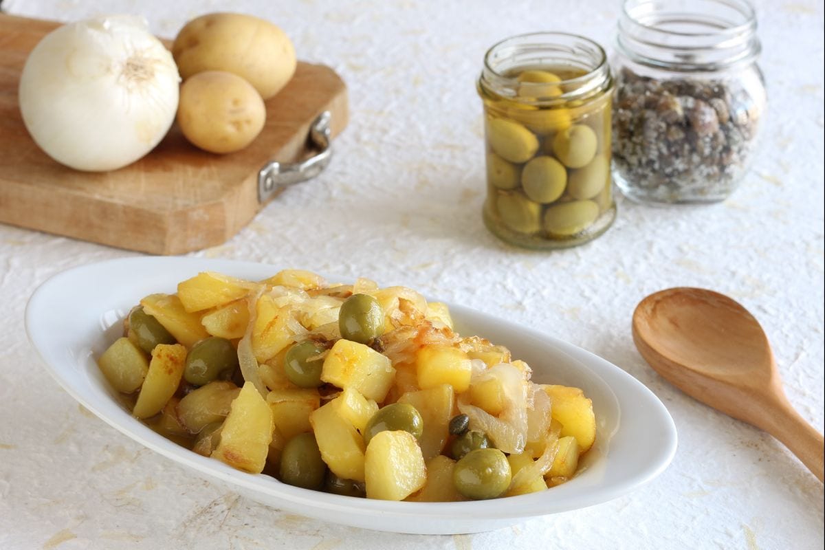 Batatas temperadas