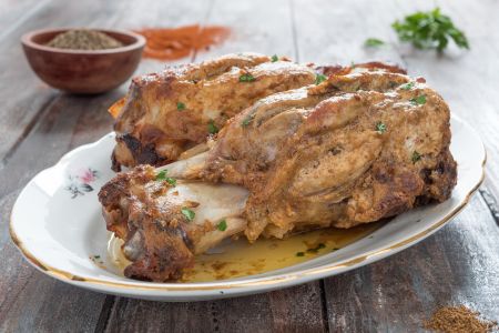 Jarrete de porco tandoori
