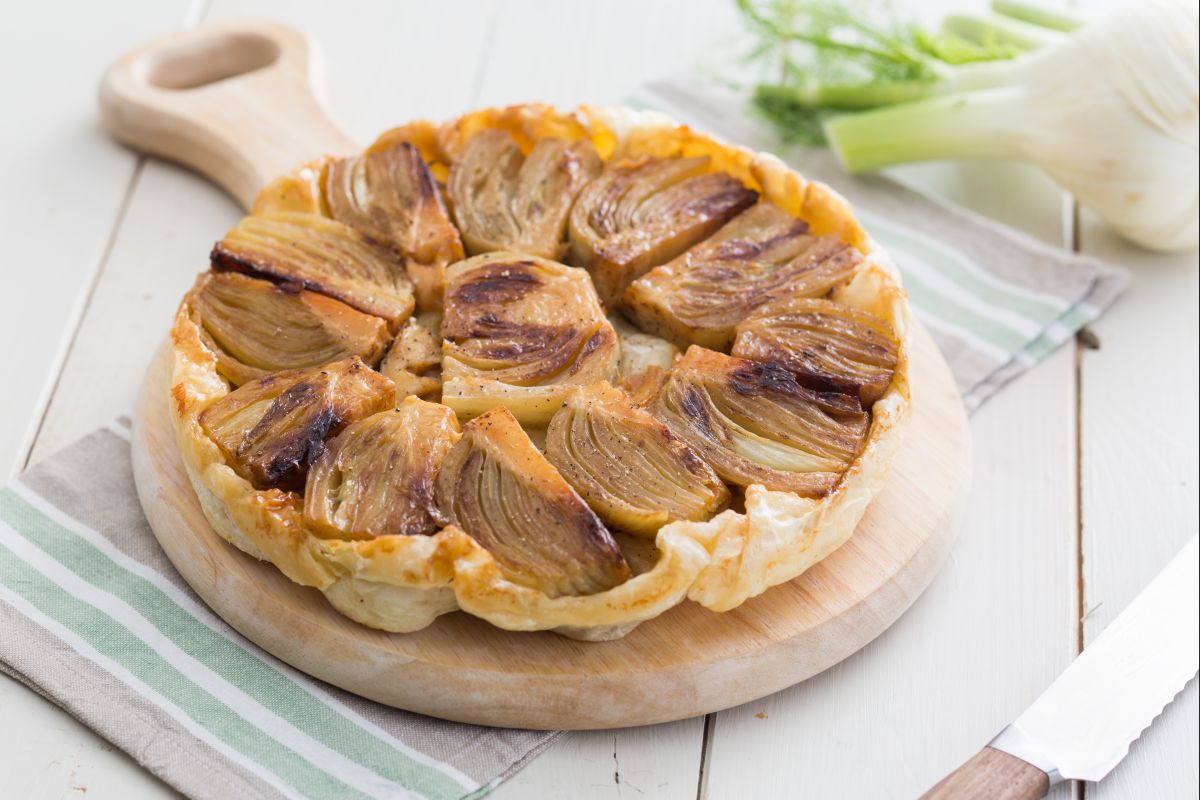 Tatin de erva-doce
