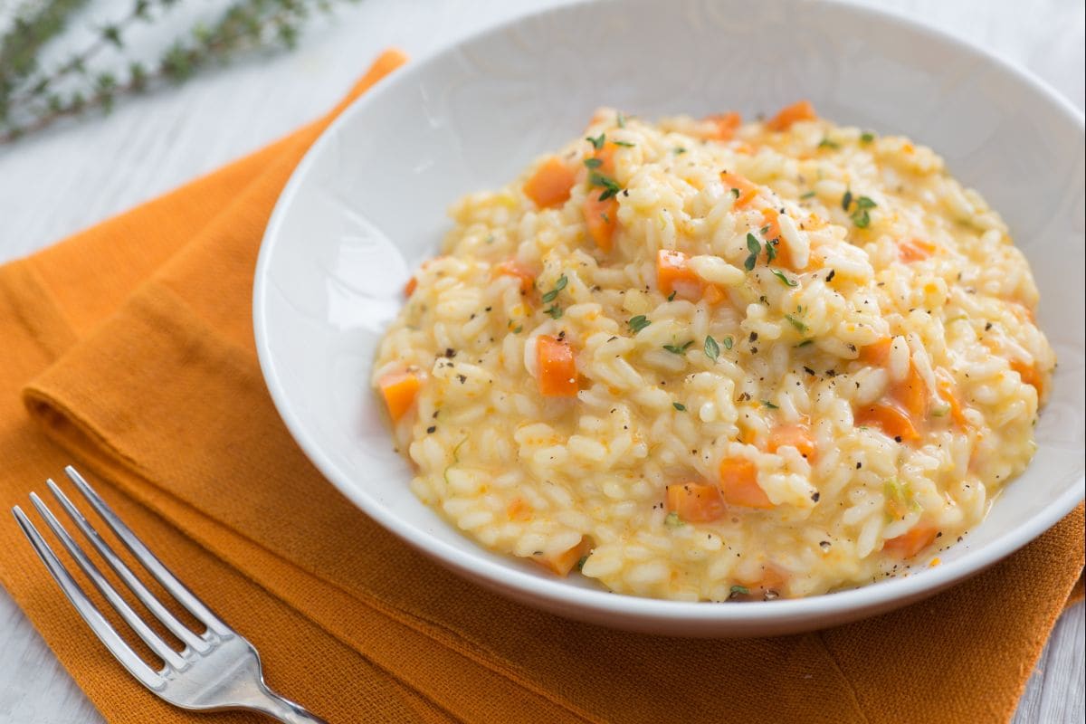Risoto de cenoura
