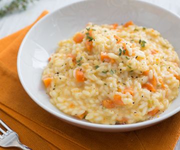 Risoto de cenoura