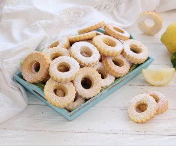 Biscoitos rústicos de limão