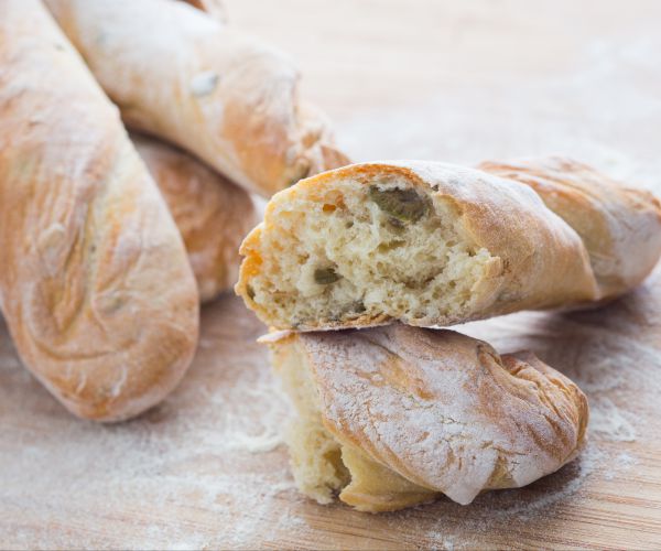 Pãezinhos com azeitonas