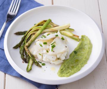 Bacalhau com aspargos
