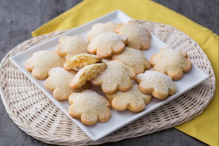 Florzinhas de massa recheadas