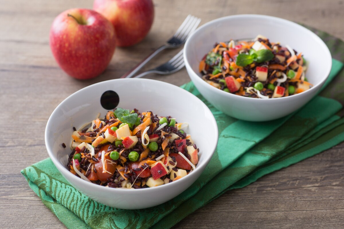Salada de arroz venere