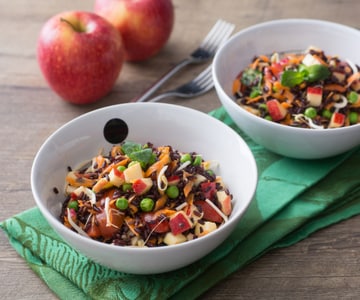 Salada de arroz venere