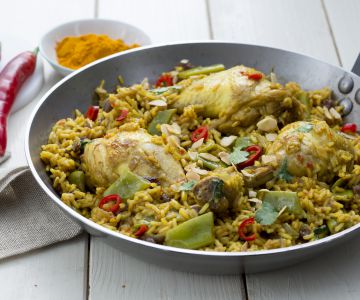 One-pot de frango biryani