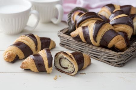 Croissant bicolor
