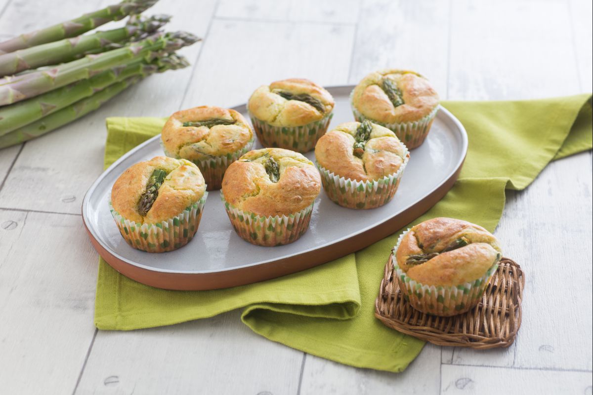 Muffin de aspargos