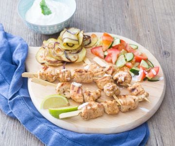Souvlaki de frango