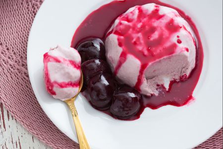Bavaresas de cereja