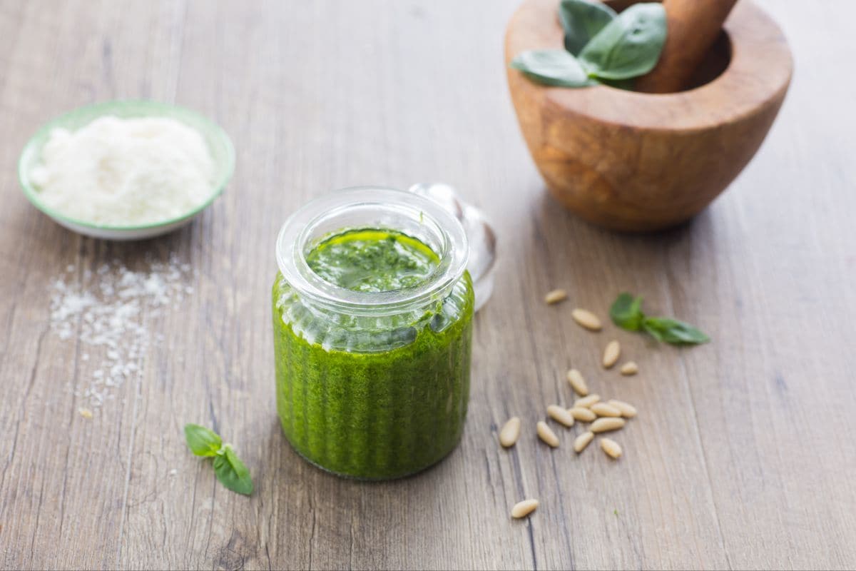 Pesto sem alho