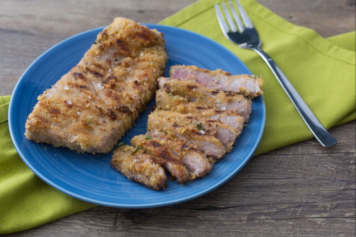 Costeletas de barriga de atum