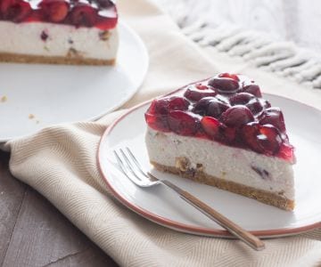 Cheesecake de cerejas