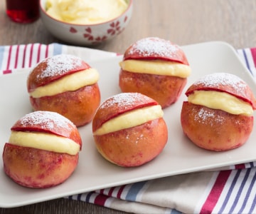 Bocche di lupo alla crema