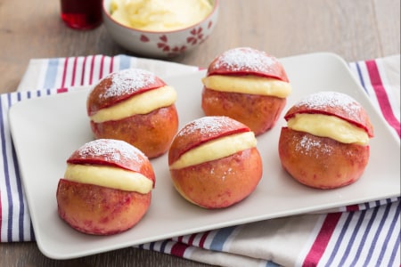 Bocche di lupo alla crema