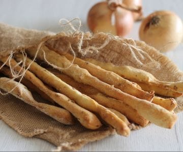 Grissini com fermento natural
