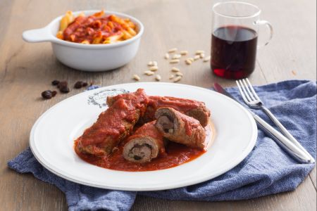 Braciole napolitanas ao molho