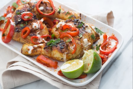 Coxas de frango picantes