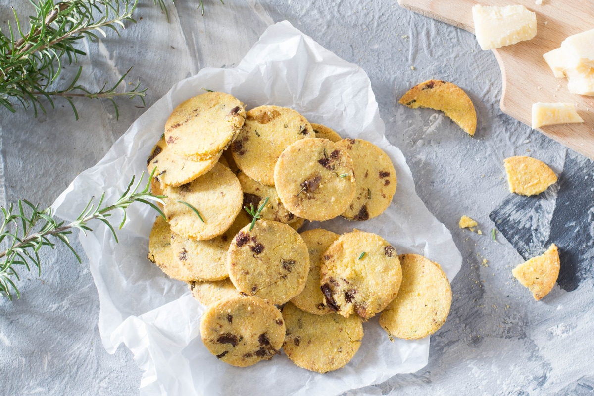 Biscoitos salgados sem glúten