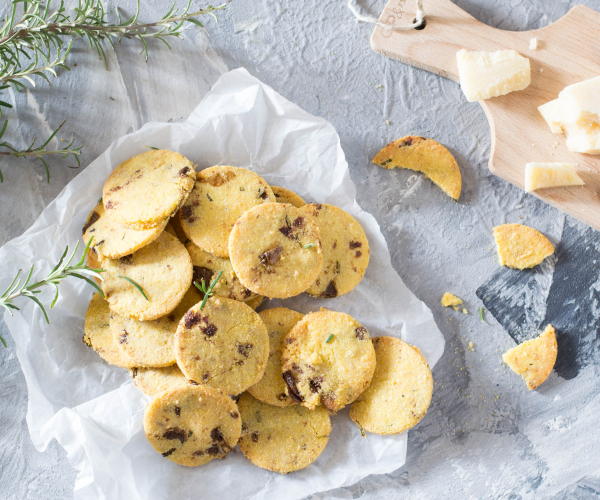 Biscoitos salgados sem glúten