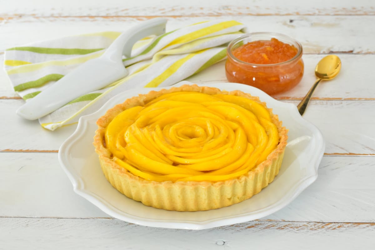 Torta de laranja e manga