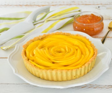 Torta de laranja e manga