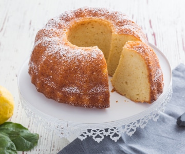 Bolo de ricota e limão