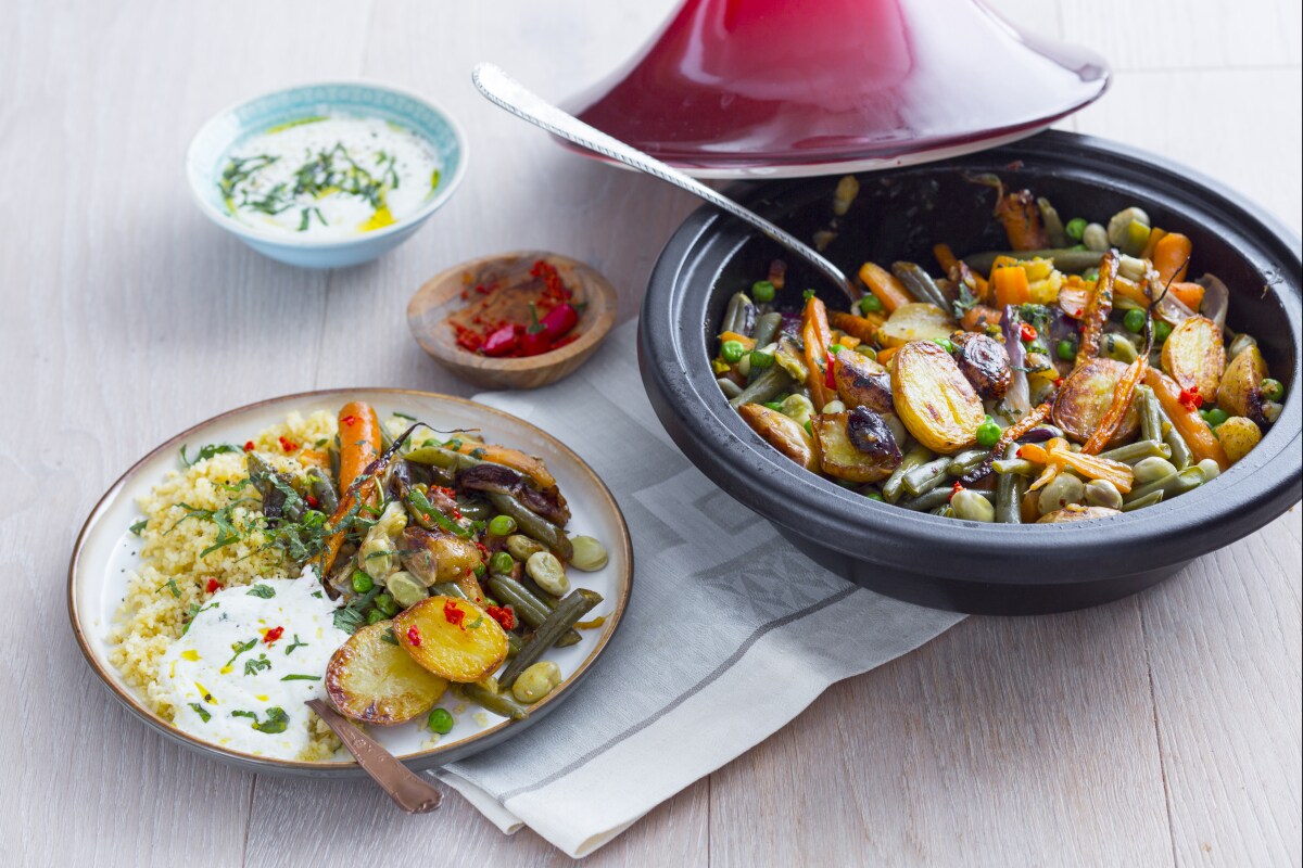 Tajine com legumes