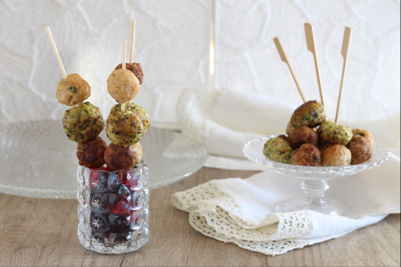 Almôndegas tricolores