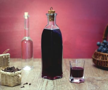 Licor de uva morango