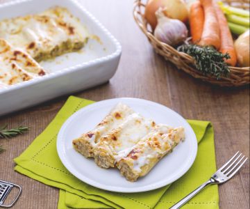 Cannelloni recheados de carne à Umbra