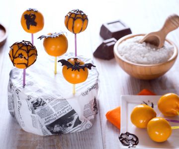 Cake pops de Halloween