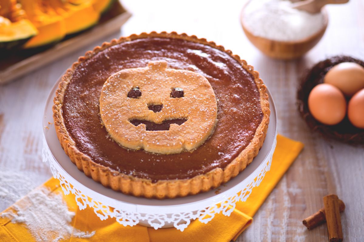 Torta de abóbora e leite condensado