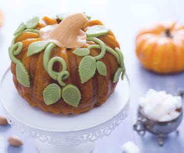 Bolo de Abóbora de Halloween