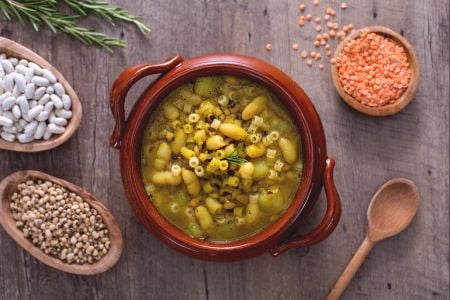 Sopa de Legumes e Cúrcuma