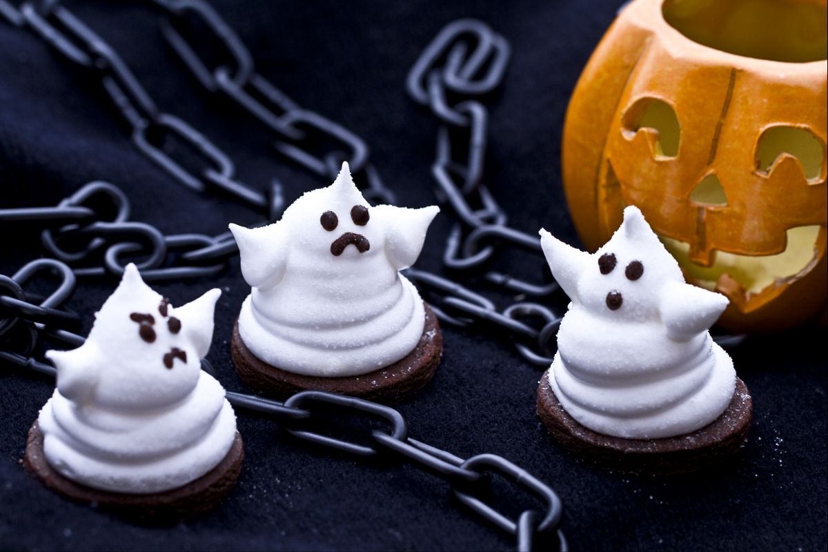 Fantasminhas de marshmallow