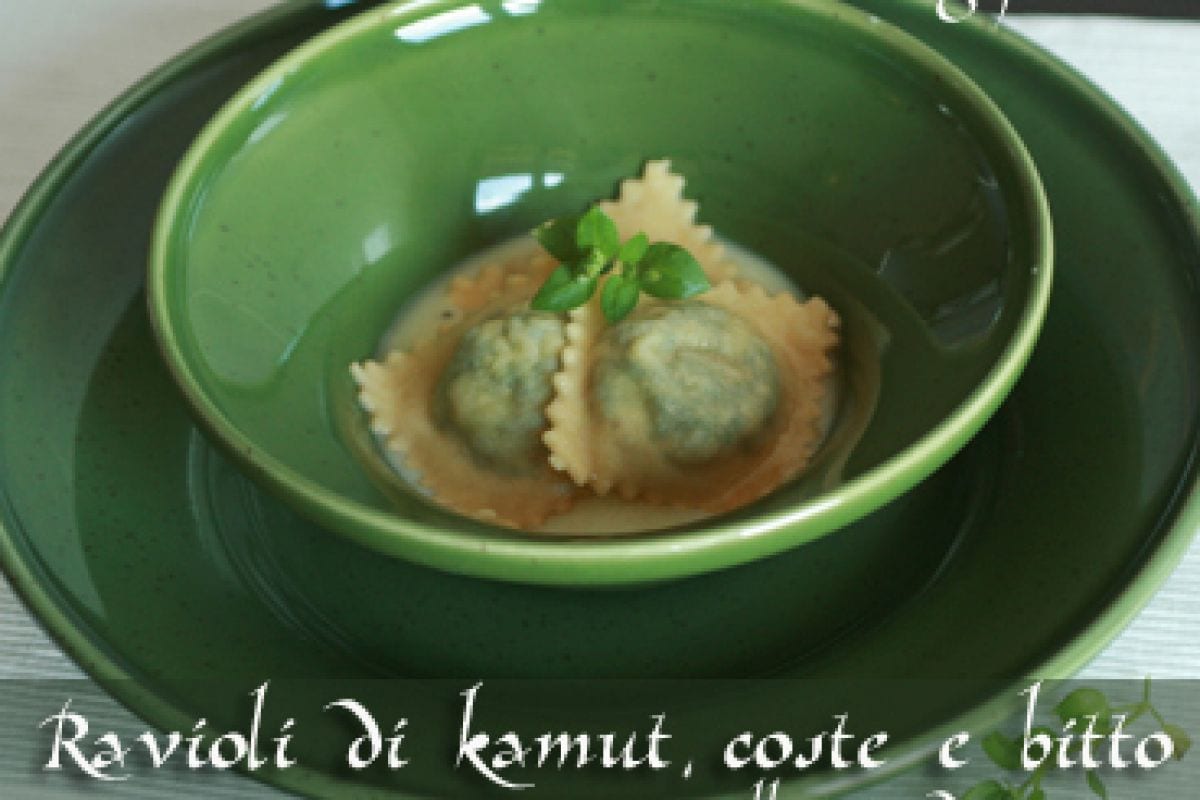 Ravioli de Kamut® com acelga e bitto