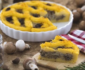 Torta salgada de polenta