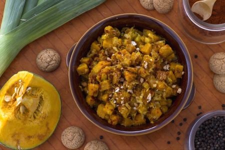 Abóbora com gengibre