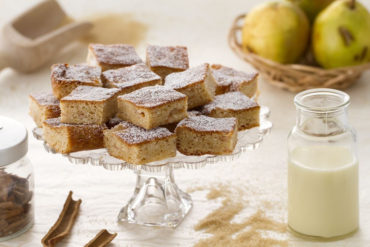 Blondies com peras