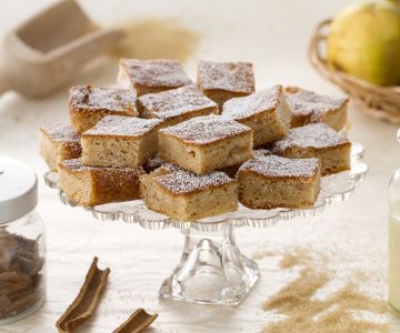 Blondies com peras